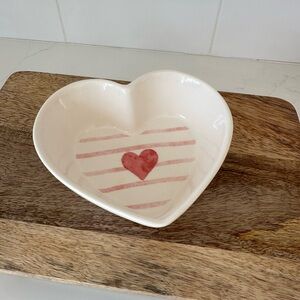 Sur La Table Valentine ceramic dish